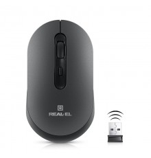 Миша бездротова REAL-EL RM-470W Dark Gray