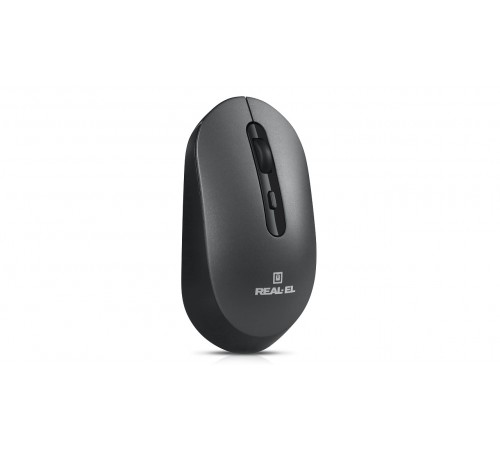 Миша бездротова REAL-EL RM-470W Dark Gray