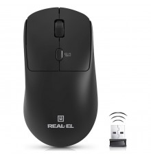 Миша бездротова REAL-EL RM-317W Black