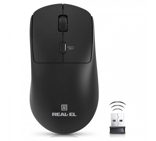 Миша бездротова REAL-EL RM-317W Black