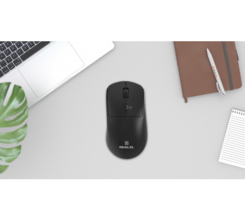 Миша бездротова REAL-EL RM-317W Black
