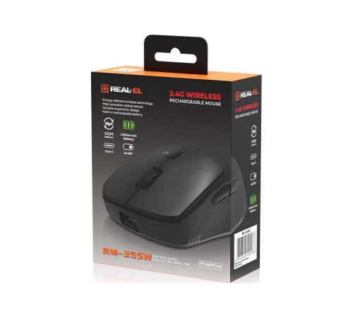 Миша бездротова REAL-EL RM-355W