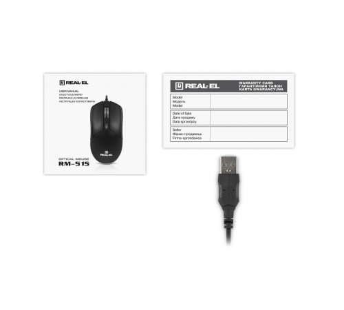 Миша REAL-EL RM-515 Black