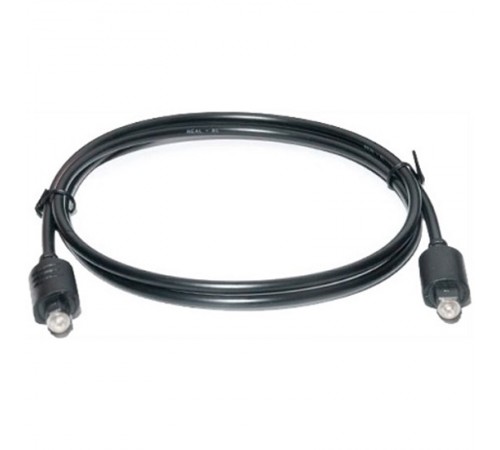 Кабель REAL-EL Toslink - Toslink (M/M), 2 м, Black (EL123500037)
