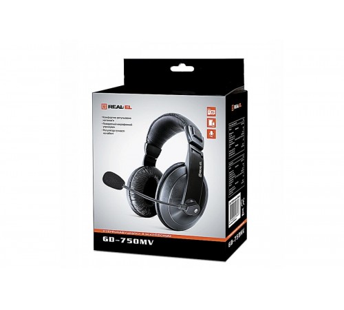Гарнітура REAL-EL GD-750MV Black