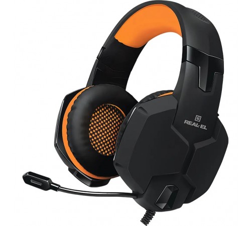 Гарнітура REAL-EL GDX-7700 Black/Orange