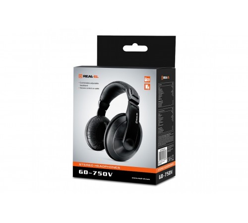 Гарнітура REAL-EL GD-750V Black