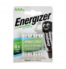 Акумулятори Energizer Recharge Extreme AAA/HR03 LSD Ni-MH 800 mAh BL 4шт