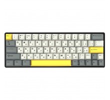 Клавіатура бездротова Epomaker EP64 60% Mulan Switch Hot-Swap (2.4G/BT/USB) RGB UA Black (EP64-B-M)