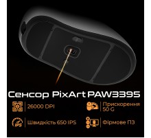 Миша бездротова RAWM ER21 Black