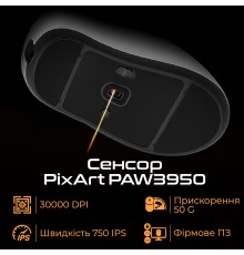 Миша бездротова RAWM ER21Pro Black