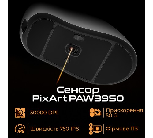 Миша бездротова RAWM ER21Pro Black