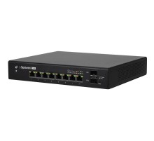 Комутатор Ubiquiti EdgeSwitch ES-8-150W (8x1GE, 2xSFP, PoE+/Passive PoE, 150W max) Комутатор Ubiquiti EdgeSwitch ES-8-150W (8x1GE, 2xSFP, PoE+/Passive PoE, 150W max)