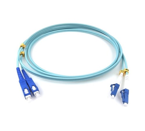 Оптичний патч-корд EServer SC-LC (MM, 50/125, OM3 LSZH), 2м, duplex Оптичний патч-корд EServer SC-LC (MM, 50/125, OM3 LSZH), 2м, duplex