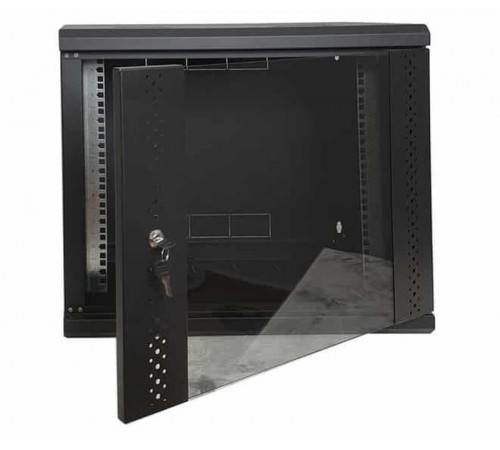 Шафа настінна EServer 9U 600х350х503 (скло) (ES-Е935B)