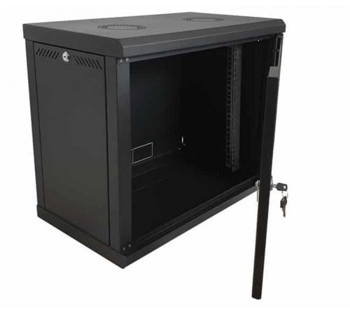 Шафа настінна EServer 9U 600х350х503 (скло) (ES-Е935B)