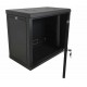 Шафа настінна EServer 9U 600х350х503 (скло) (ES-Е935B)