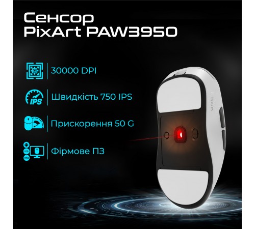 Миша бездротова RAWM ES21Pro Black