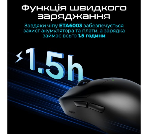 Миша бездротова RAWM ES21Pro Black