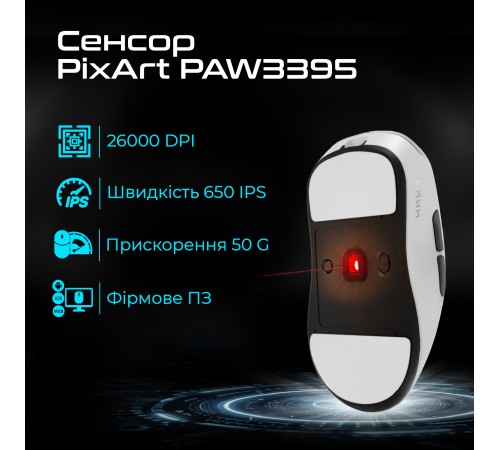 Миша бездротова RAWM ES21 White