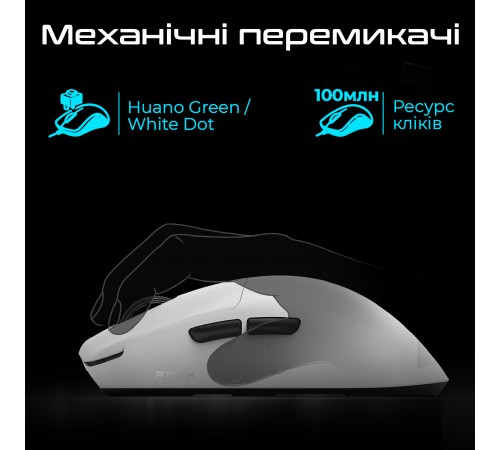 Миша бездротова RAWM ES21 White