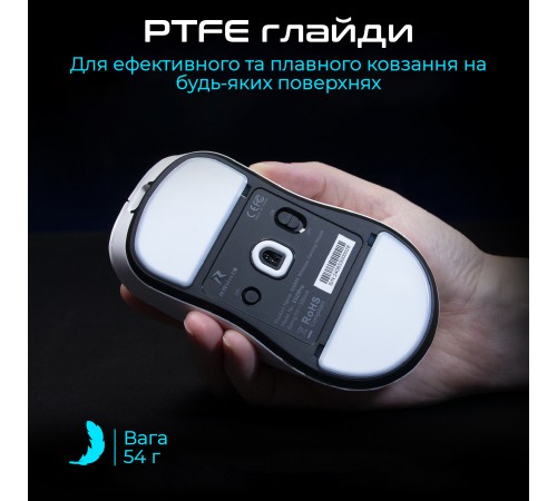 Миша бездротова RAWM ES21 White