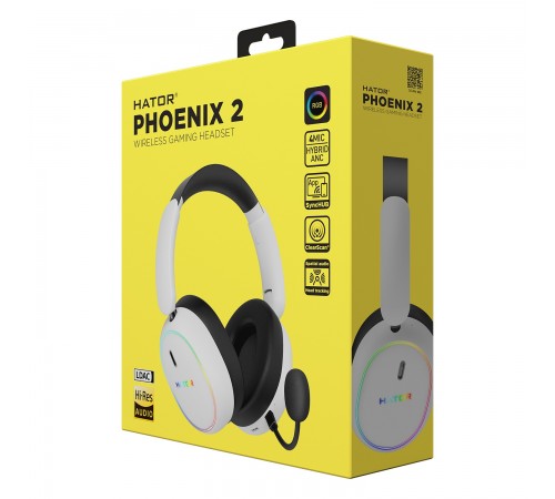 Гарнiтура Hator Phoenix 2 Wireless White (ESH41)