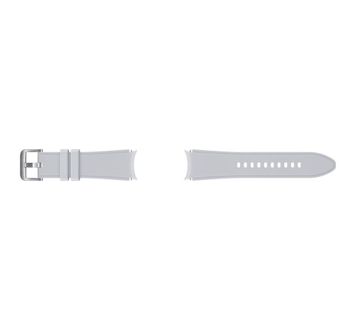 Ремінець Samsung Ridge Sport Band для Samsung Galaxy (20mm, S/M) / Watch 4 / Watch 5 / Watch 6 Silver (ET-SFR88SSEGRU) OEM