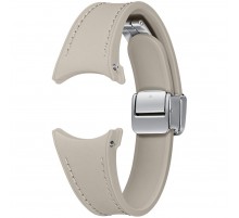 Ремінець Samsung D-Buckle Hybrid Eco-Leather Band для Samsung Galaxy (20mm, S/M) / Watch 4 / Watch 5 / Watch 6 Etoupe (ET-SHR93SAEGEU)