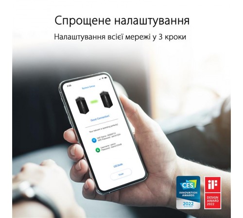 Wi-Fi Mesh-система Asus ZenWiFi Pro ET12 1pk Black (90IG05Z0-MO3A10)