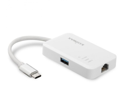 Мережевий адаптер Edimax EU-4308 USB-C (1xGE, 3xUSB 3.0) Мережевий адаптер Edimax EU-4308 USB-C (1xGE, 3xUSB 3.0)