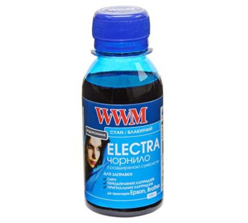Чорнило WWM Epson Universal Electra Cyan (EU/C-2) 100г