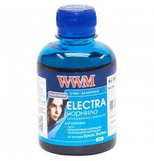 Чорнило WWM EPSON Universal Electra для Epson серій Stylus C/CX, T/TX, S/SX Stylus Office B/BX, T/TX, Stylus Photo Stylus Photo R/RX, T/TX, P/PX Cyan (EU/C) 200г