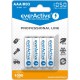 Акумулятор everActive AAA/HR03 Ni-MH 1050mAh BL 4шт