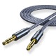 Аудіо-кабель Essager Monster 3.5 мм - 3.5 мм (M/M), 1.2 м, Blue (EYP35-DY0G)