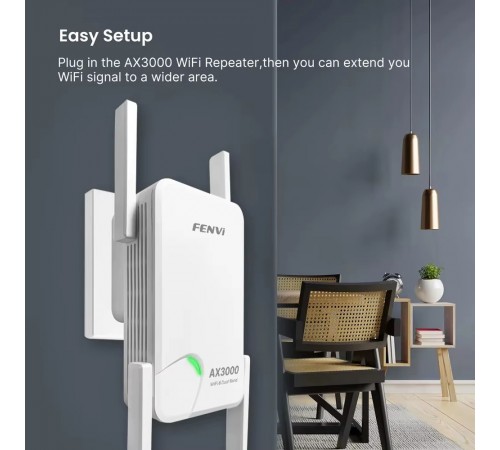 Точка доступу Fenvi F-AX3000R Wi-Fi Repeater Dual Band 2.4/5Ghz Signal Booster