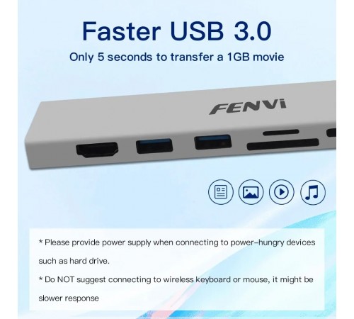 Док-станція Fenvi F-C801H