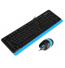 Комплект (клавіатура, миша) A4Tech F1010 Black/Blue