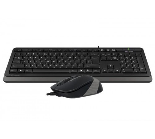 Комплект (клавіатура, миша) A4Tech F1010 Black/Grey