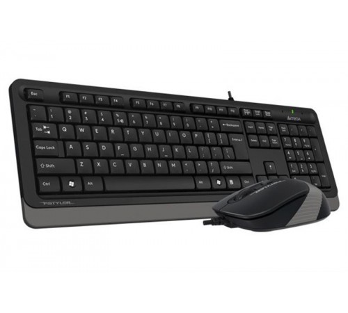 Комплект (клавіатура, миша) A4Tech F1010 Black/Grey