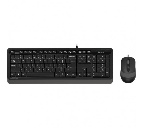 Комплект (клавіатура, миша) A4Tech F1010 Black/Grey