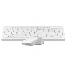 Комплект (клавіатура, миша) A4Tech F1010 White