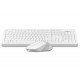 Комплект (клавіатура, миша) A4Tech F1010 White