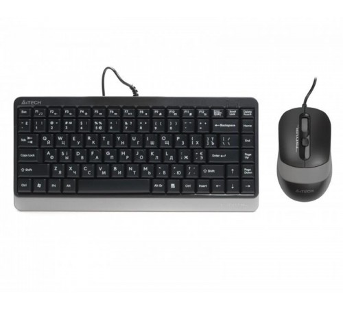 Комплект (клавіатура, миша) A4Tech Fstyler F1110 Grey USB