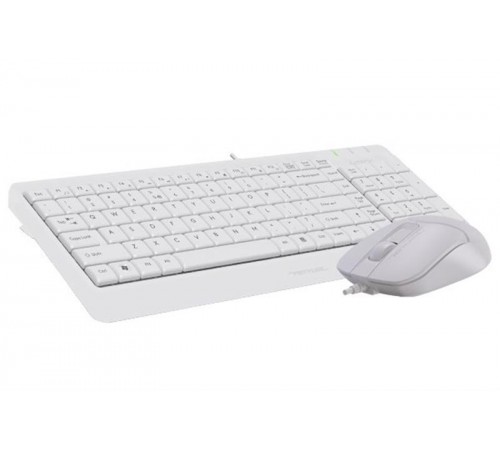 Комплект (клавіатура, миша) A4Tech F1512 White