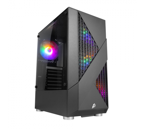 Корпус 1stPlayer F3-A-BK-4F1 Black без БЖ