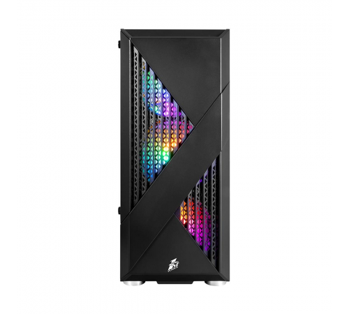 Корпус 1stPlayer F3-A-BK-4F1 Black без БЖ