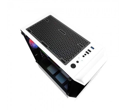 Корпус 1stPlayer F3-A-WH-4F1 White без БЖ