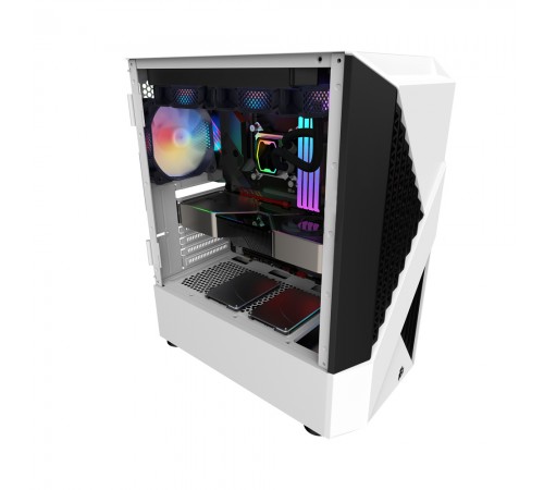 Корпус 1stPlayer F3-A-WH-4F1 White без БЖ
