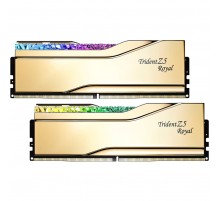 Модуль пам`ятi DDR5 2x32GB/6000 G.Skill Trident Z5 Royal Gold (F5-6000J2836G32GX2-TR5G)